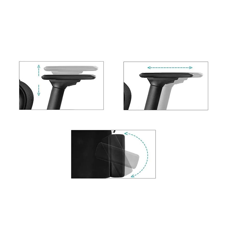 Ергономичен стол Dawon G1 HR Black 3D Arm черен